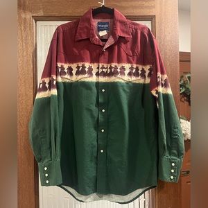 Wrangler Men’s Pearl Snap Medium